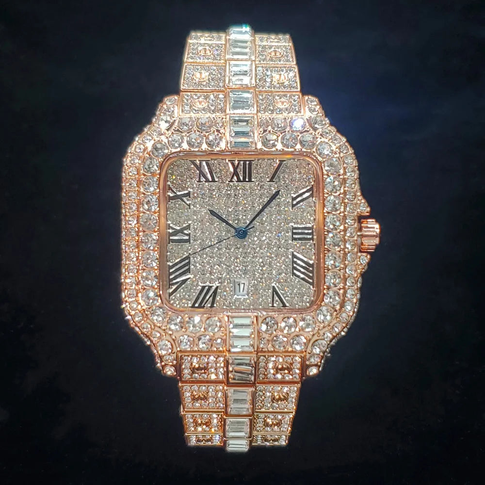 VVS Moissanite Watch || Rose || 55% OFF